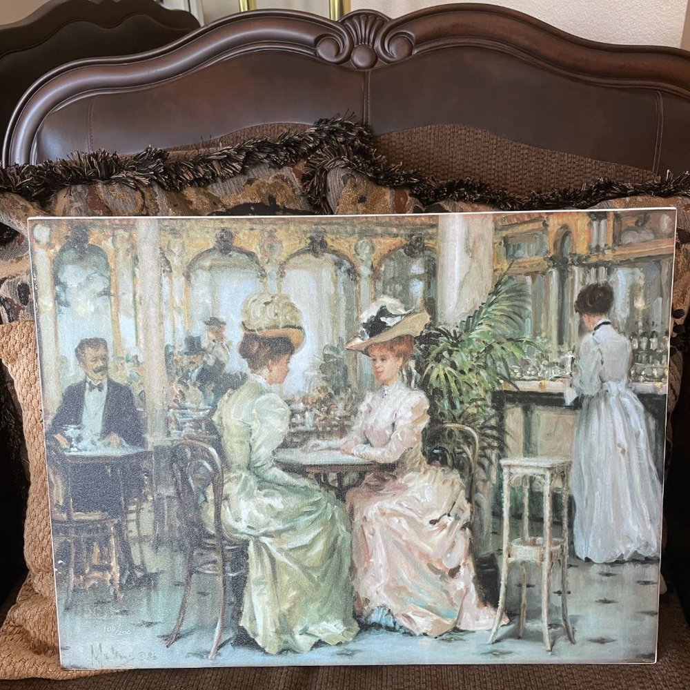 ALAN MALEY "TELL ME" VICTORIAN ERA CANVAS PRINT